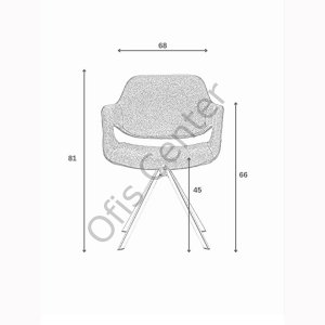 Ceo Kılıç Ayak Misafir Koltuk