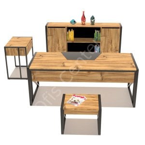 Loft Ofis ve Büro Çalışma Masası Takımı