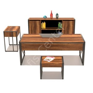 Loft Ofis ve Büro Çalışma Masası Takımı