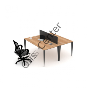 Exen İkili Ayrılabilir Ofis ve Büro W Masa 120x142 cm