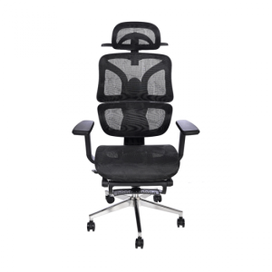 Capella  Ofis Büro Koltuk  Ayak  Uzatmalı Siyah