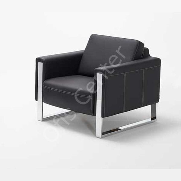 Rolex Ofis ve Büro Tekli Krom Kanepe