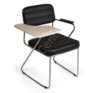 Çizgi Ahşap Yazı Tahtalı Konferans  Sandalye