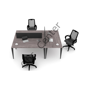 Exen Üç'lü Ayrılabilir Ofis ve Büro W Masa 220X162 cm