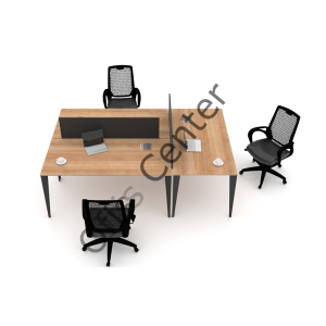 Exen Üç'lü Ayrılabilir Ofis ve Büro W Masa 220 cm