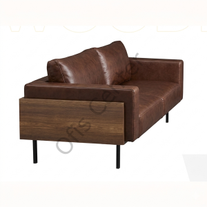 Wooden Üçlü Ofis Büro Kanepesi