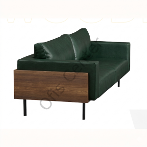 Wooden Üçlü Ofis Büro Kanepesi