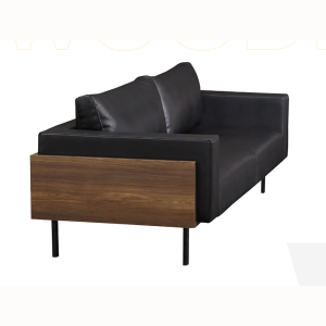 Wooden Üçlü Ofis Büro Kanepesi