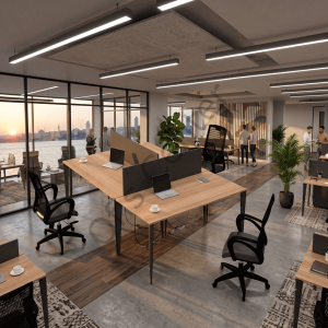 Exen  200X140 cm Üç'lü Ayrılabilir Ofis ve Büro W Masa