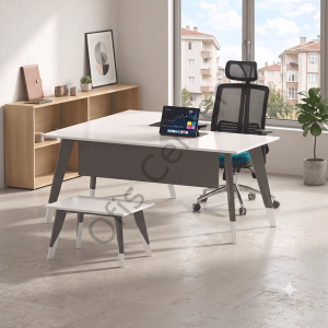 Trend Ofis ve Büro L  Etejerli Masa