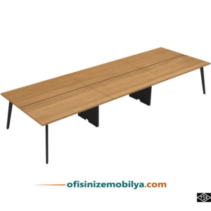 İron Dox Altılı Workstation Masa 360 cm