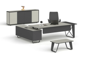 Alpix Uzun Etajerli Yönetici Takımı 210 cm Masalı