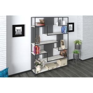 Çizgi Ofis ve Büro Dekoratif Endüstriyel Raf