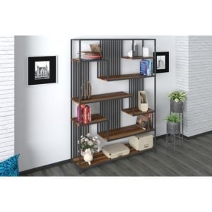 Çizgi Ofis ve Büro Dekoratif Endüstriyel Raf