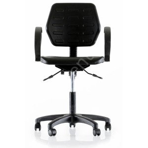 Rebo 532 PU Endüstriyel Sandalye Kolçaklı