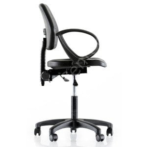 Rebo 532 PU Endüstriyel Sandalye Kolçaklı