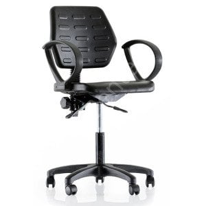 Rebo 532 PU Endüstriyel Sandalye Kolçaklı