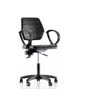 Rebo 532 PU Endüstriyel Sandalye Kolçaklı