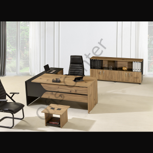 Loft X Ofis ve Büro Yönetici Takımı (180 cm Masalı)