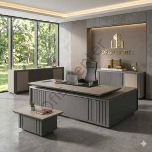 Orven Vip Ofis Büro Makam Takımı 230+15 cm Masalı