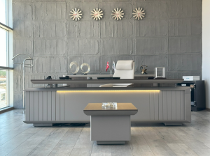 Orven Vip Ofis Büro Makam Takımı 230+15 cm Masalı