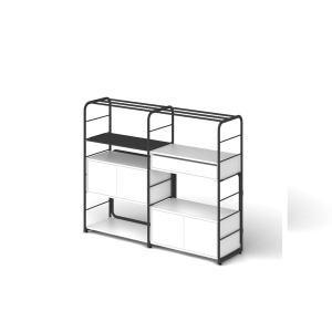 Ritim Etajerli Masa Takımı 180 cm Masalı