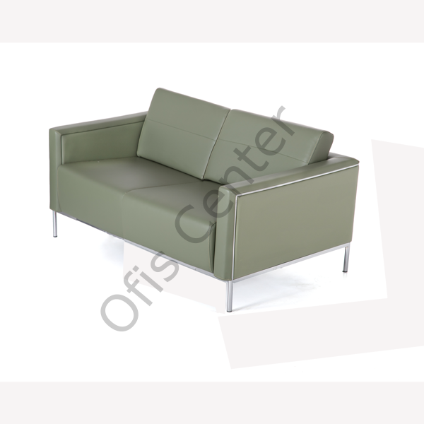 Silva Kromajlı Ofis ve Büro İkili Kanepe