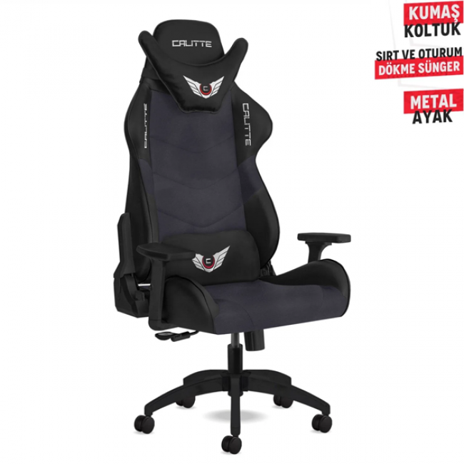 Samurai SS Kumaş Profesyonel Oyuncu Koltuğu Siyah