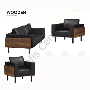 Wooden 1 Ad. 3 lü, 2 Ad. Tekli Kanepe Takımı