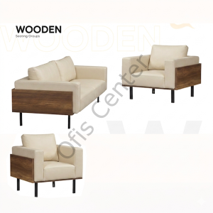 Wooden 1 Ad. 3 lü, 2 Ad. Tekli Kanepe Takımı
