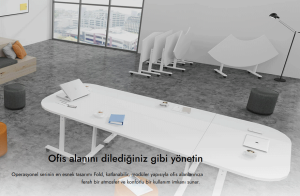 Fold V Modül  Katlanır Masa 160x70 cm