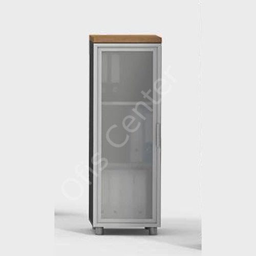 120X36 cm Camlı  KapaklıDolap