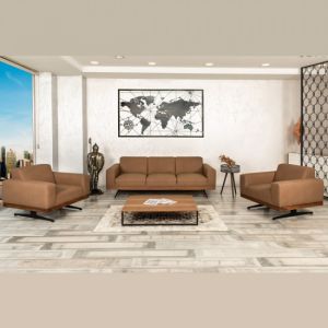 Loft Tarz Ofis ve Büro Üçlü Ofis Kanepesi