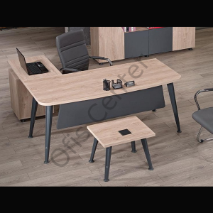 Truva Ofis ve Büro Masa Takımı 180 cm Masalı