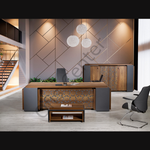 Tuna  Ofis ve Büro Etejerli Makam Takımı