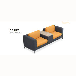 Carry Sehpalı İkili Kanepe