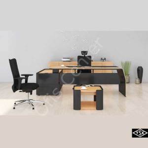Lupo  Ofis Büro Ahşap Makam Takımı 255 cm