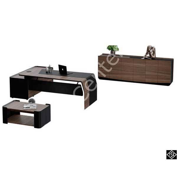 Lupo  Ofis Büro Ahşap Makam Takımı 255 cm