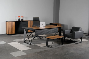 Alpix Ofis Büro Yönetici Takımı ( 210 cm Masalı)