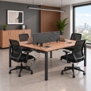 Haks İkili Ofis ve Büro Masa 140x142 cm
