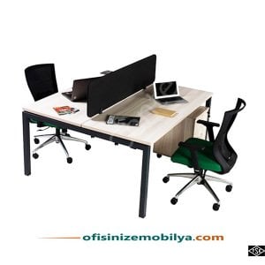 Haks İkili Ofis ve Büro Masa 140x145 cm