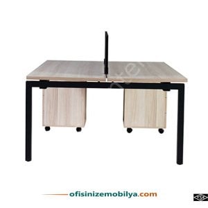 Radical İkili Ofis ve Büro Masa 140x145 cm