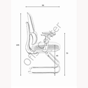 Leon Ofis ve Büro U Ayak Misafir Koltuk