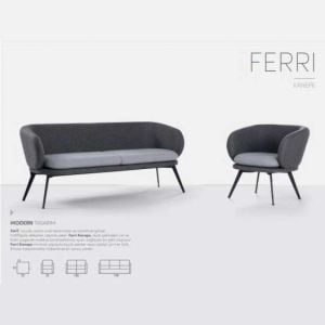 Ferri Ofis ve Büro Tekli Kanepe