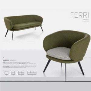 Ferri Ofis ve Büro İkili Kanepe