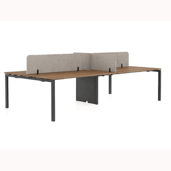 Haks Ofis Büro Dört'lü Masa ( 280 cm )