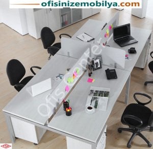 Radical Ofis Büro Dört'lü Masa ( 280 cm )