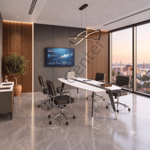 Trend Ofis ve Büro Oval Toplantı Masası 180 cm