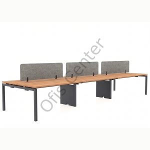 Haks Altı Kişilik Ofis Çalışma Masası (360 cm)