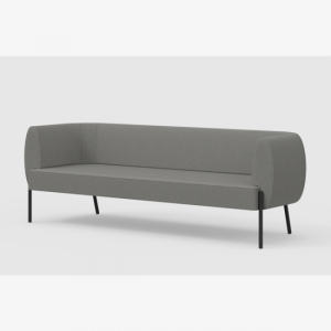 Arrow Üçlü Ofis ve Büro Kanepe Metal Ayaklı